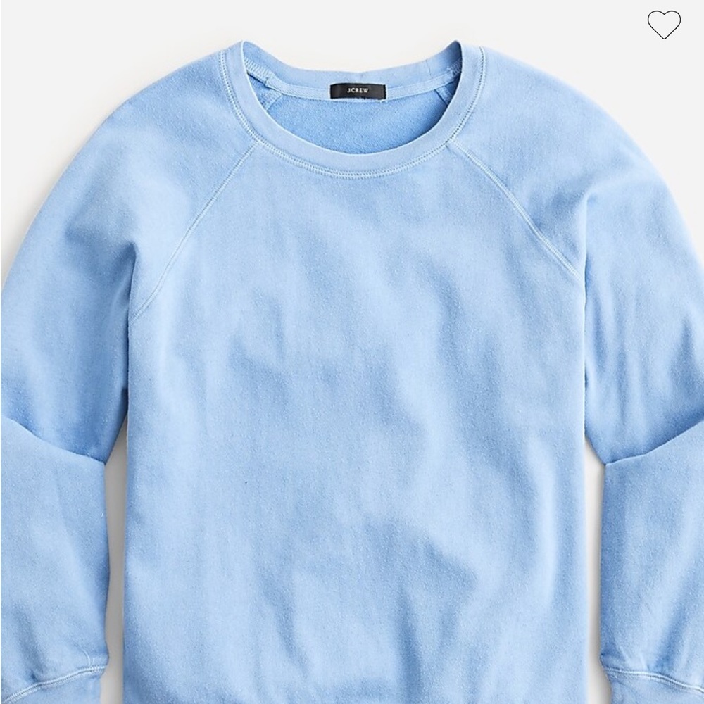 Jcrew Magic Rinse™ patch-pocket short and crewneck sweatshirt - set